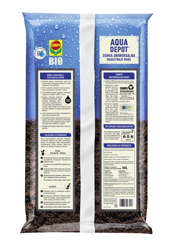 Bio Aqua Depot ziemia uniwersalna z hydrożelem 10 l Compo