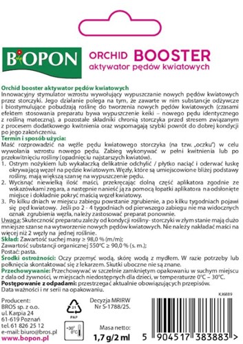 Orchid Booster aktywator pędów kwiatowych 2 ml
