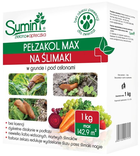 Pełzakol Max granulat na ślimaki 1 kg Sumin