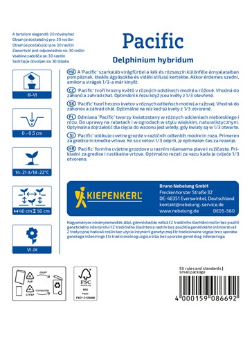 Ostróżka wieloletnia - nasiona mieszanka kolorowych odmian