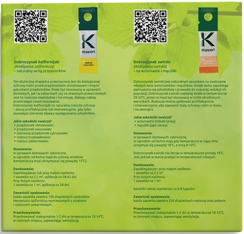 Dobroczynek Kalifornijski 5 szt + Dobroczynek Swirski 5 szt