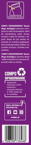 Nawóz do rododendronów i azalii długo działający 850 g Compo