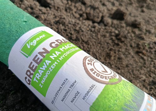 Trawa na macie - rolka z nasionami trawy 2x0,5x8m GreenGrass