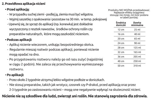 Ziemiórka Stoper nicienie na ziemiórki 2,5 mln Vegano