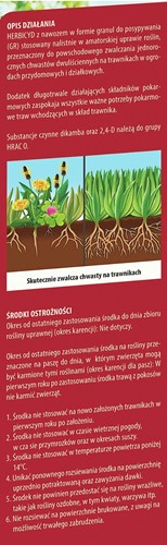 Nawóz 3w1 do trawników z odchwaszczaczem 3 kg Compo