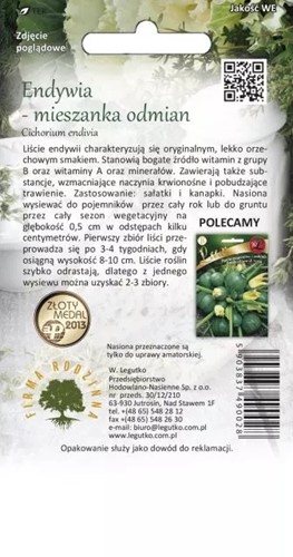 Endywia mieszanka odmian Baby Leaf 1,5 g