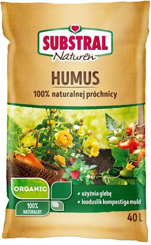 Humus - podłoże użyźniające glebę 40 l