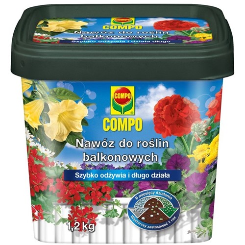 Nawóz do roślin balkonowych długo działający 1,2 kg Compo