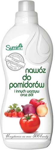 Nawóz w płynie do pomidorów, warzyw i ziół 1 l Sumin