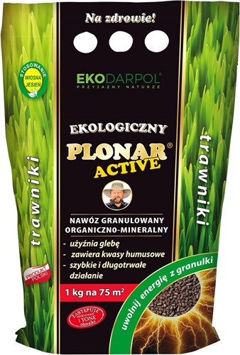 Plonar Active do trawnika eko nawóz granulowany 1 kg