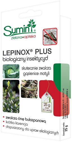 Lepinox Plus oprysk na ćmę bukszpanową i gąsienice 25 g