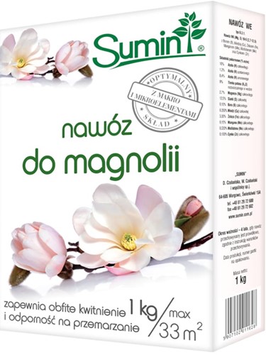 Nawóz do magnolii z mikroskładnikami 1 kg Sumin