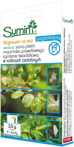 Signum 33 WG oprysk na choroby roślin ozdobnych 2,5 g