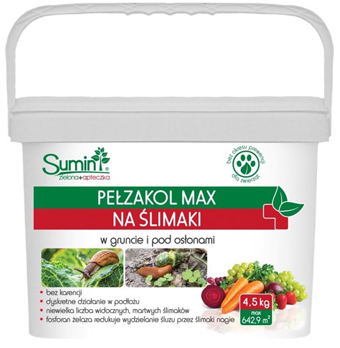 Pełzakol Max granulat na ślimaki 4,5 kg Sumin