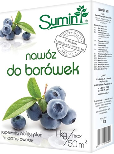 Nawóz do borówek 1 kg Sumin