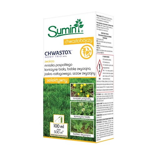 Chwastox nowy trio 390 SL środek na chwasty w trawie 100 ml