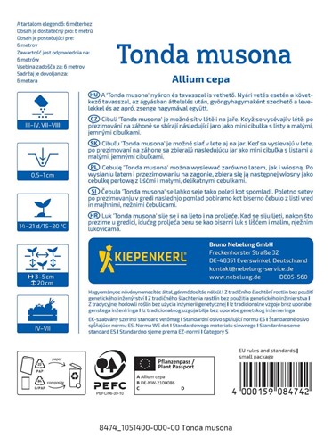 Cebula siedmiolatka zimowa Tonda Musona