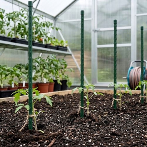 Tyczki PCV zielone 90 cm – zestaw 10 szt. Green Star