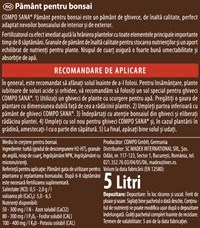 Ziemia do bonsai Compo Sana 5 l