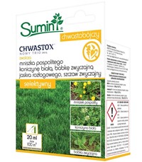 Chwastox nowy trio 390 SL środek na chwasty w trawie 20 ml