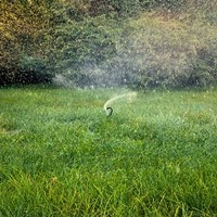 Zraszacz obrotowy przenośny Green Star