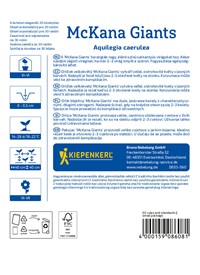 Orlik błękitny McKana Giants - mieszanka odmian - nasiona