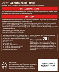 Ziemia do pomidorów i warzyw z kompostem 20 l Compo Sana