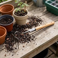 Grabki ręczne Pro Natura z drewnianą rączką – Green Star