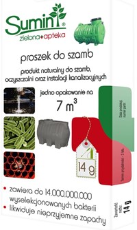 Proszek do szamb, oczyszczalni 14 g Sumin