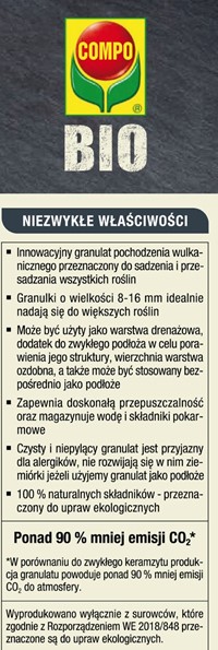 BIO Granuplant do sadzenia roślin 8-16 mm 10 l Compo