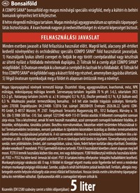 Ziemia do bonsai Compo Sana 5 l