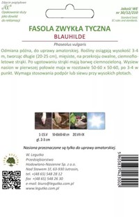 Fasola szparagowa tyczna Blauhilde 10 g