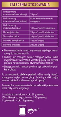 Nawóz do rododendronów i azalii długo działający 850 g Compo