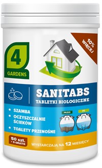 Tabletki biologiczne do szamb WC Sanitabs 55 szt.