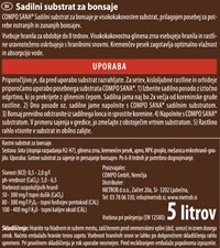 Ziemia do bonsai Compo Sana 5 l