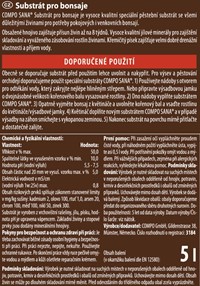 Ziemia do bonsai Compo Sana 5 l