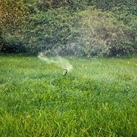 Zraszacz obrotowy przenośny Green Star