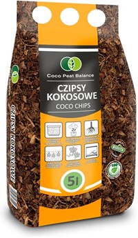 Czipsy kokosowe naturalne podłoże 5 l