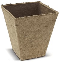 Doniczki z włókna kokosowego kwadratowe 8 cm x 12 szt
