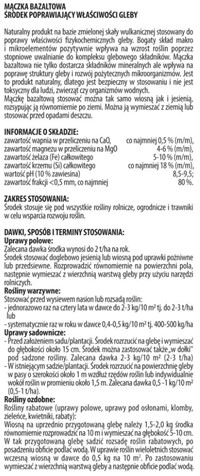 Mączka Bazaltowa solniczka do posypywania 900g