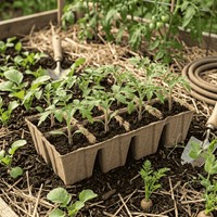 Doniczki z włókna kokosowego 6 cm – 3 palety po 8 doniczek