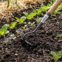 Grabki ręczne Pro Natura z drewnianą rączką – Green Star