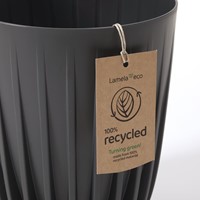 Osłonka z wkładem Mira Eco Recycled Ø 25 cm antracyt