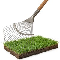 Grabie do liści wachlarzowe metalowe Green Star