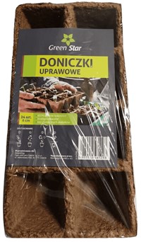 Doniczki z włókna kokosowego 6 cm – 3 palety po 8 doniczek