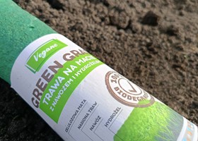 Trawa na macie - rolka z nasionami trawy 0,5x8 m GreenGrass