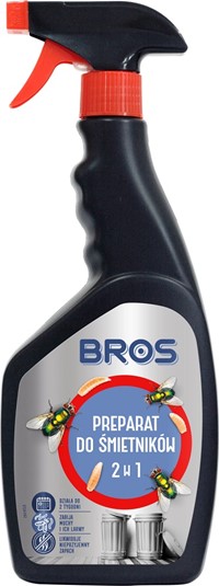 Preparat do śmietników Bros 2w1 spray 500 ml