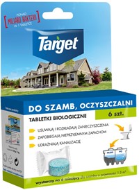 TABLETKI BAKTERIE DO SZAMBA 6 szt. TARGET