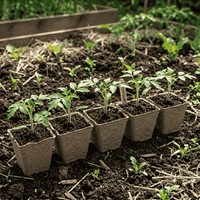 Doniczki z włókna kokosowego kwadratowe – 6 cm x 20 szt.