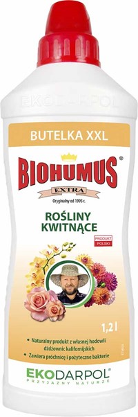 Biohumus Extra do kwiatów kwitnących 1,2 litra